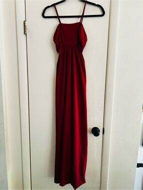 VTG 70s Handmade Disco Grecian Goddess Maxi Slinky Disco Dress XS